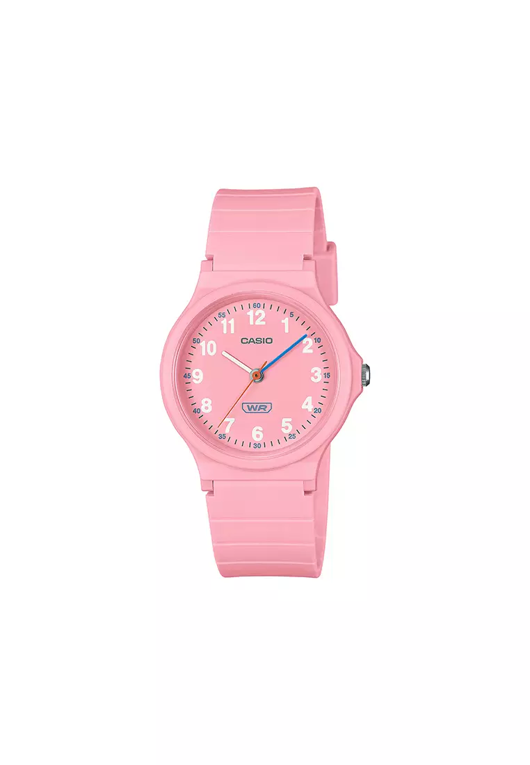 Pop Series Women Analog Watch LQ-24B-4B Pink Resin Strap