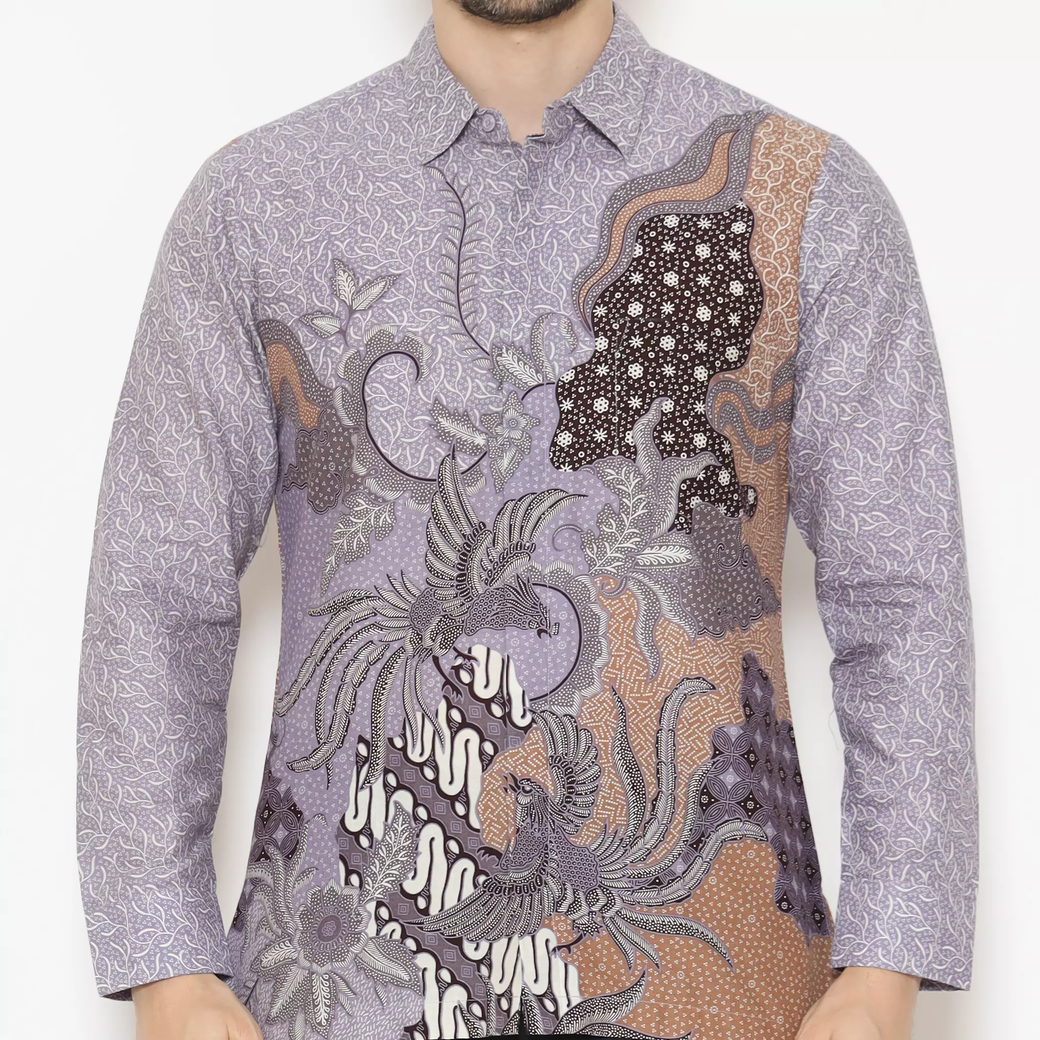 Kemeja Batik Pria - Bhatara Batik Tirta - Atasan Kemeja Batik Lengan Panjang