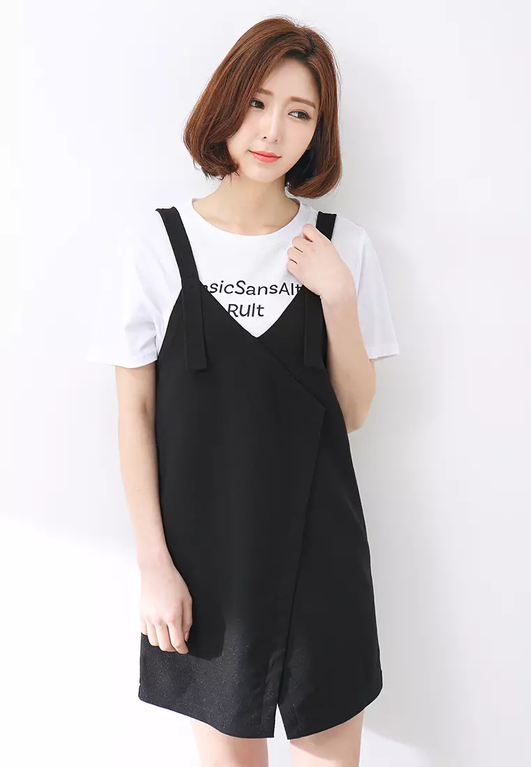 Buy A IN GIRLS New V Collar Cami Dress 2024 Online ZALORA Singapore