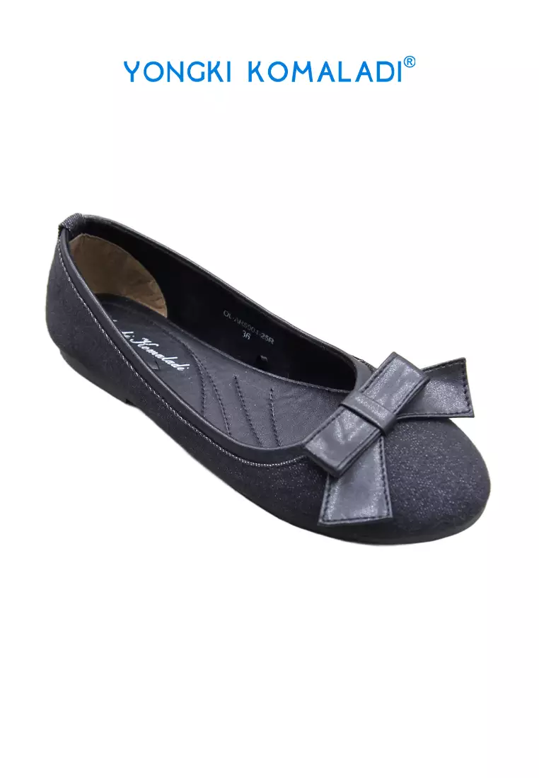 [ ORIGINAL ] YONGKI KOMALADI FLATSHOES OL-AR8904-23 HITAM