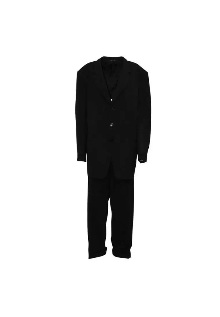 Buy Armani Pre-Loved ARMANI Black Textured Armani Collezioni x Syd Jerome  Suit Online | ZALORA Malaysia