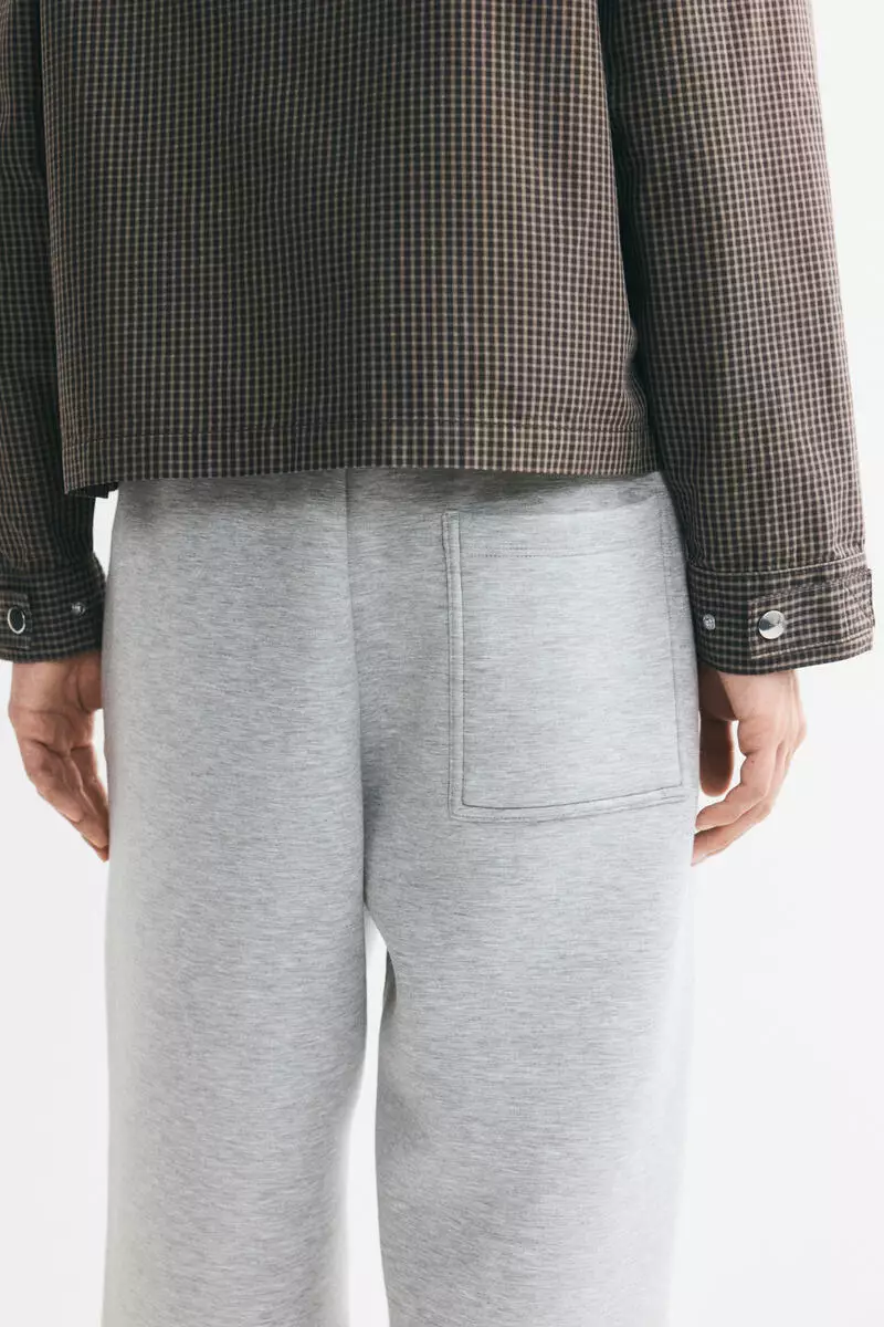 Relaxed Fit Scuba barrel joggers