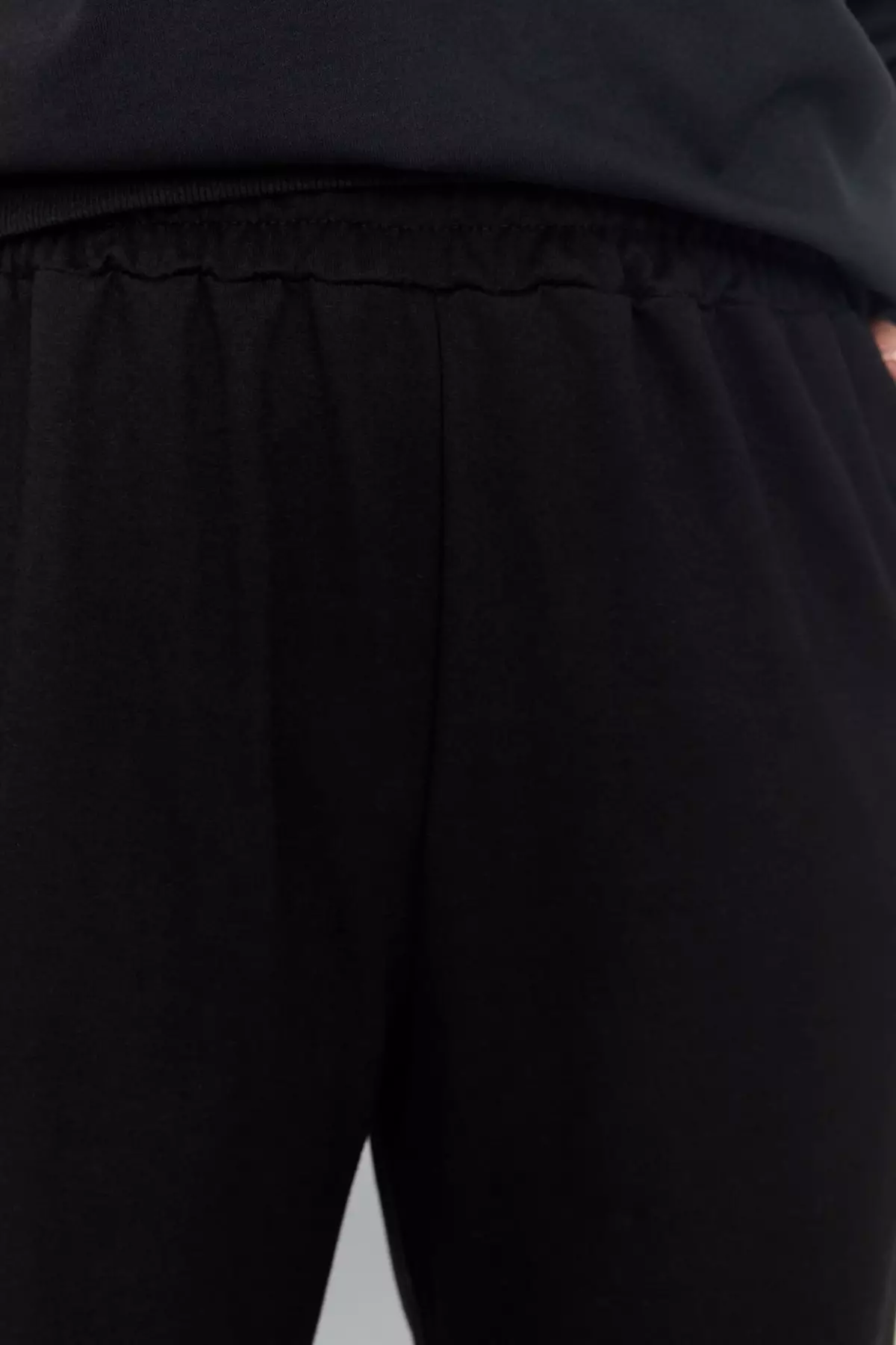 Plus Size Wide Leg Knitted Thin Sweatpants