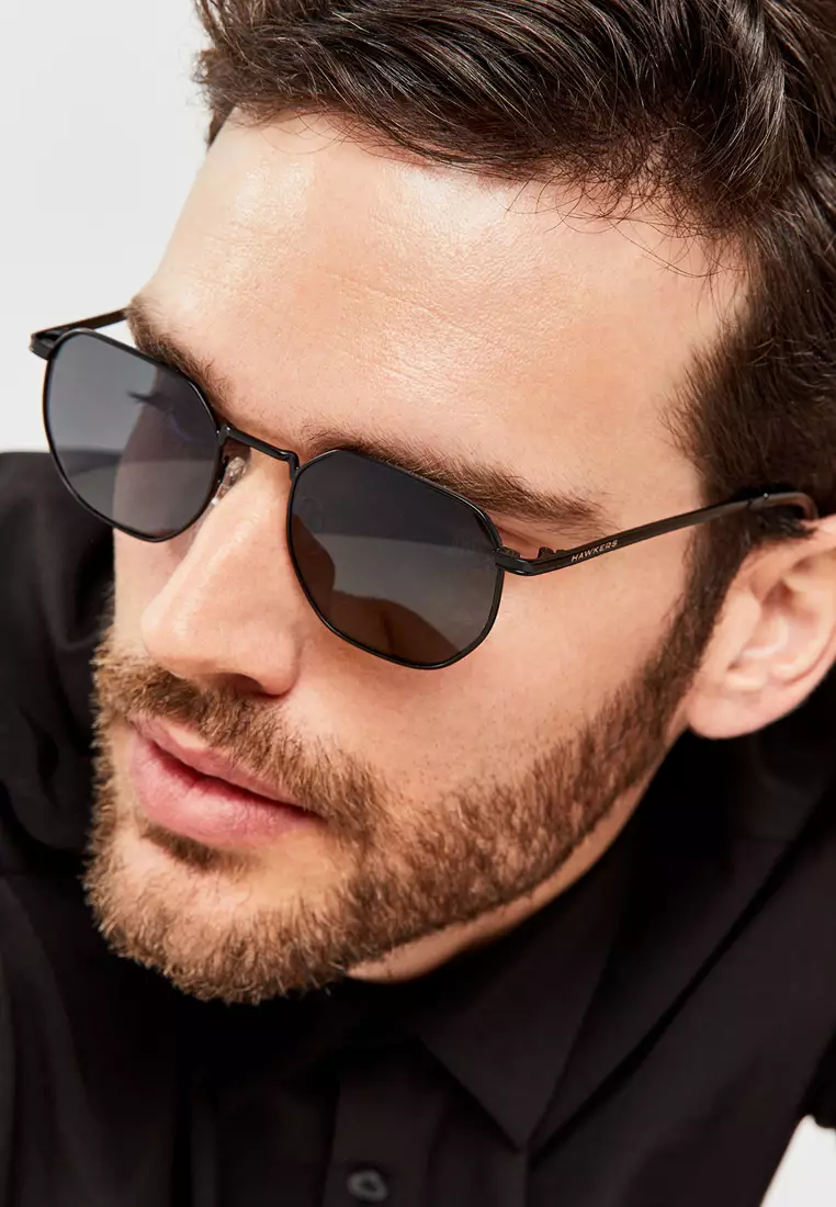 HAWKERS 黑色 SIXGON 太陽眼鏡
