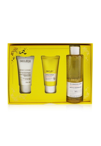 Decleor DECLEOR - Infinite Soothing Rose Damascena Skincare Set: Aroma Cleanse Cleansing Mousse+ Day Cream & Mask+ Bath & Shower Gel 3pcs C5A29BE80EEF7FGS_1