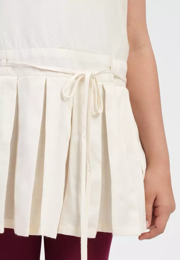 Treehouse Kids Nina Pleated Waist-Tie Girl's Dress