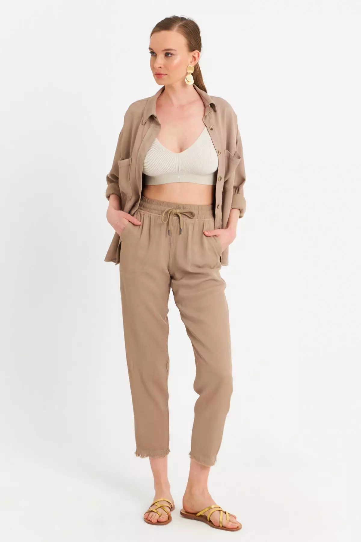 Elastic Waist Trousers