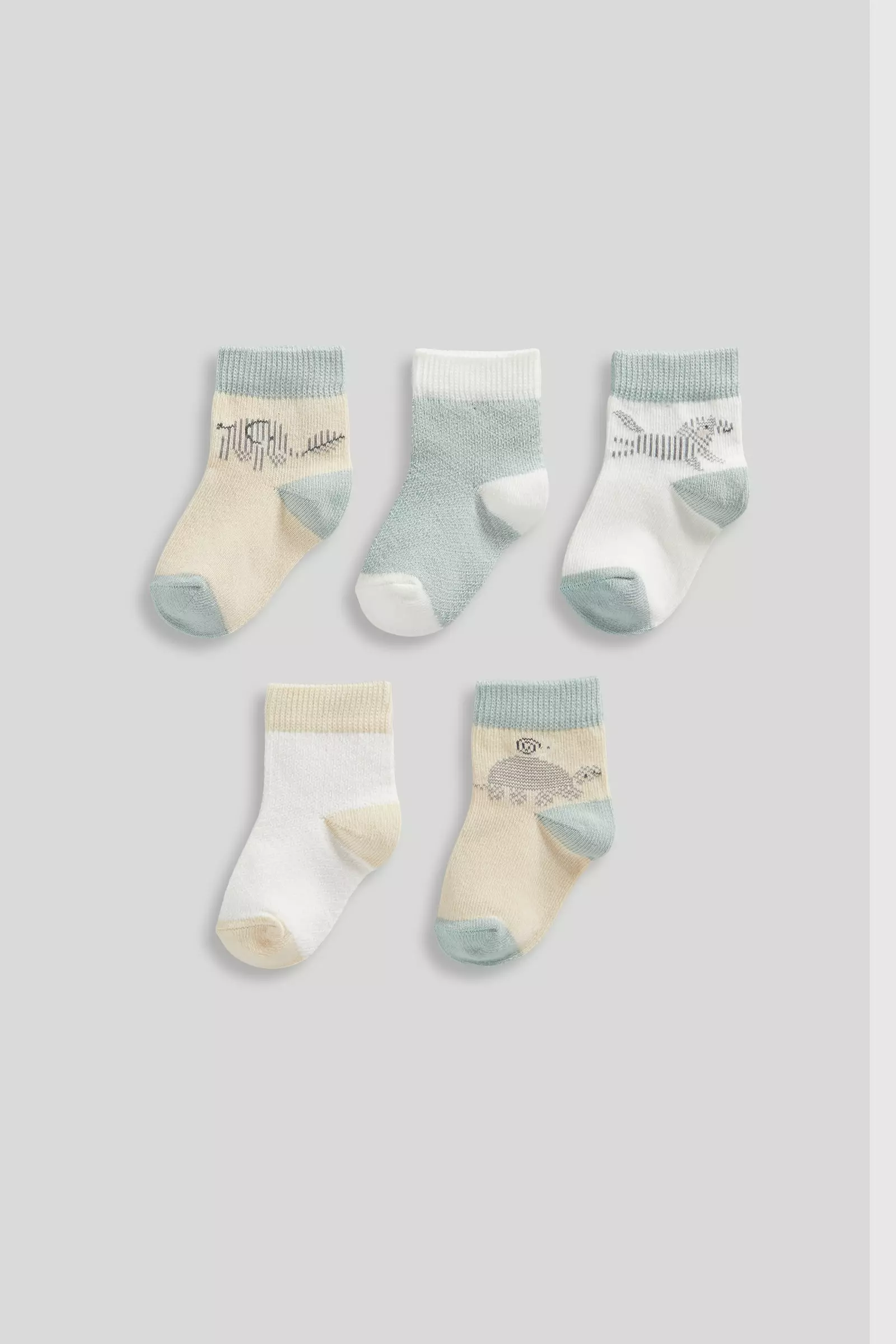 Jual Mothercare Mothercare Safari Baby Socks - 5 Pack - Kaos Kaki ...