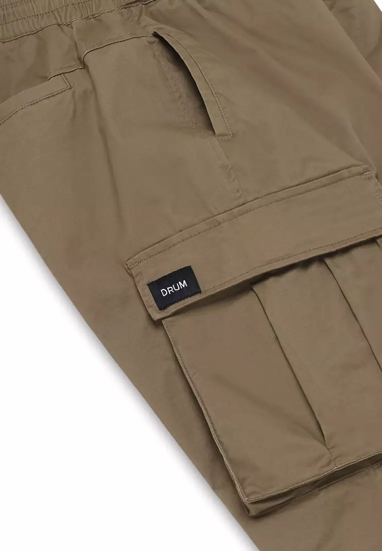 Buy DRUM DRUM Select Pocket Relaxed fit Cargo Pants Khaki Online