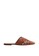 Violeta by MANGO brown Squared Toe Leather Shoes E5739SHB60E7DDGS_1