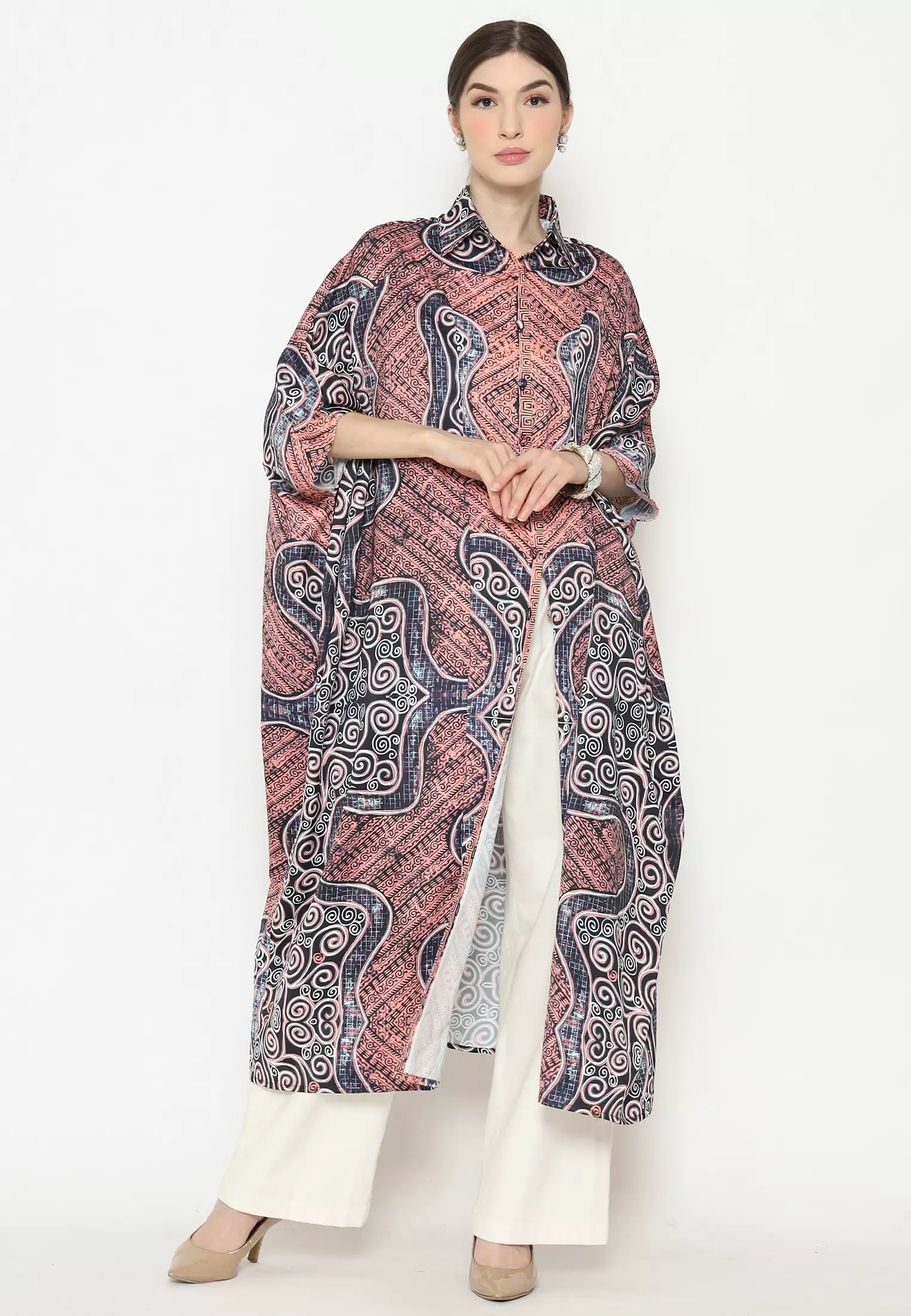 Kanzi Collared Kaftan