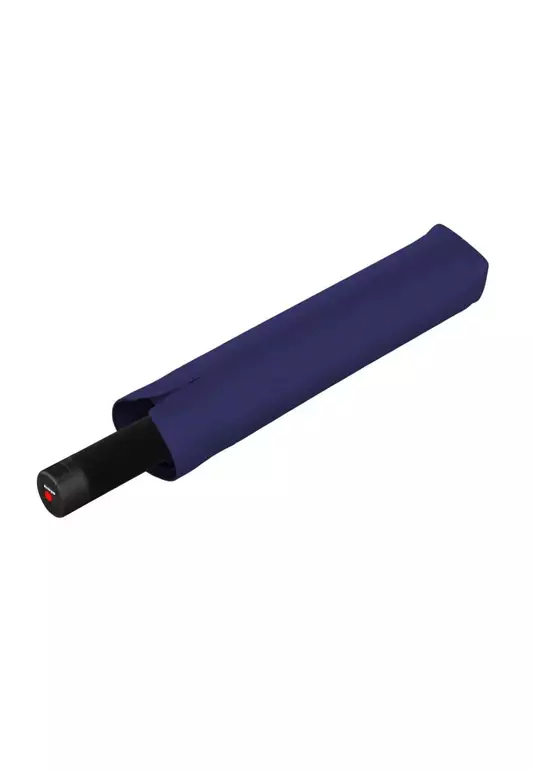 Knirps U.090 Ultralight XXL Manual Compact Umbrella - Navy With Black Coating