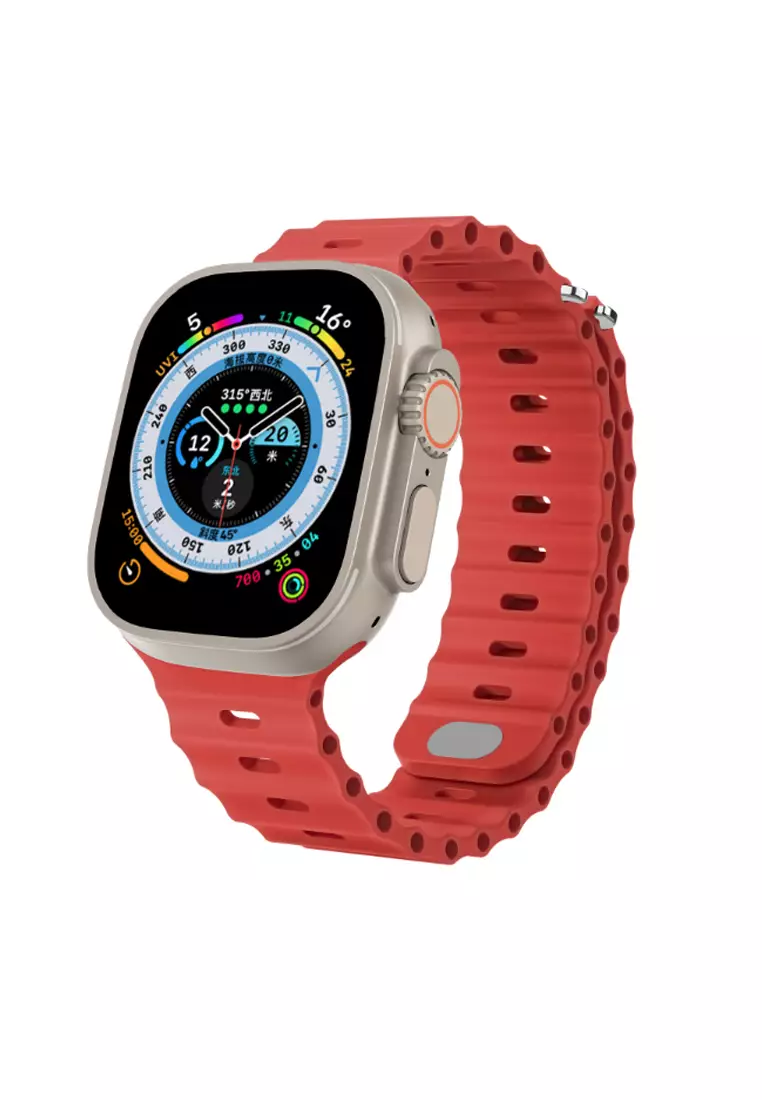 Red 38mm apple 2025 watch band