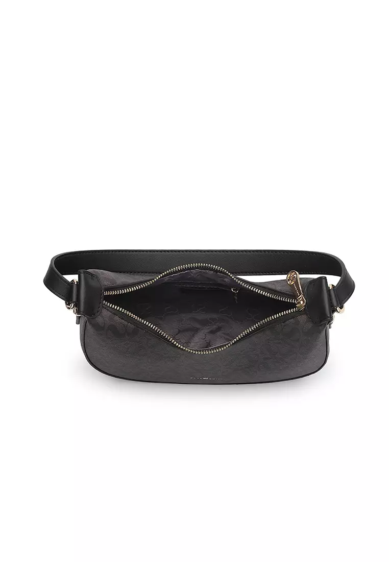 Women's Top Handle Bag / Sling Bag / Crossbody Bag / Shoulder Bag (Tas Tangan Wanita / Tas Selempang Wanita / Tas Bahu Wanita) - Hitam
