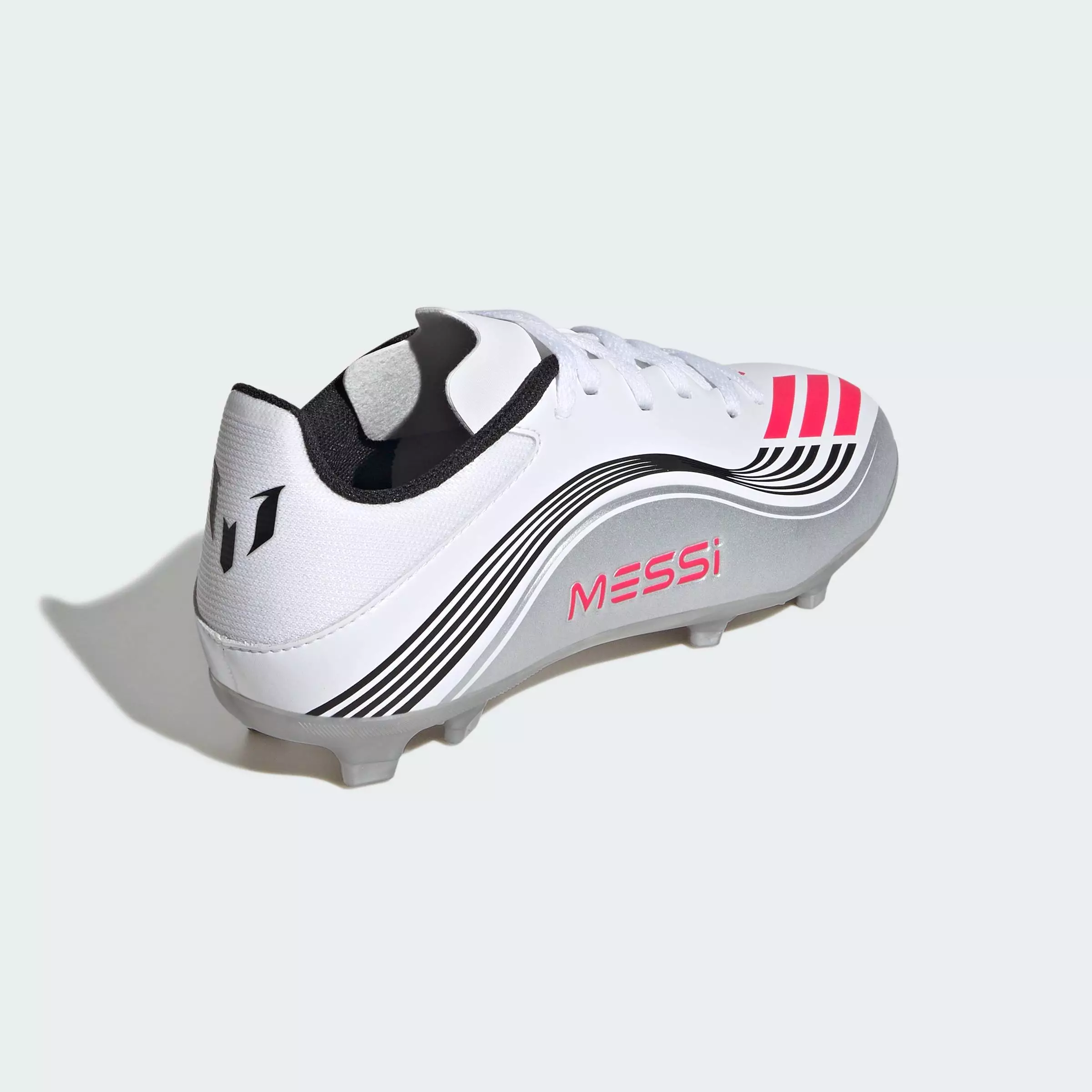 Football F50 Messi League Firm/Multi-Ground Boots Kids Unisex White JP7454
