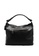 SEMBONIA black Large Pebbled Leather Hobo Shoulder Bag 798EBAC31A5A1EGS_3