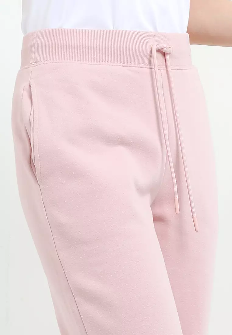 Cotton Rich Drawstring Cuffed Joggers