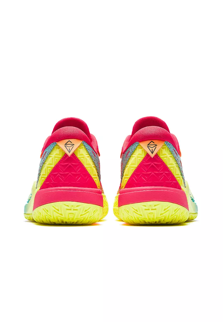 ANTA Men SHOCK WAVE 6 Basketball Shoes -Red/Yellow/Blue