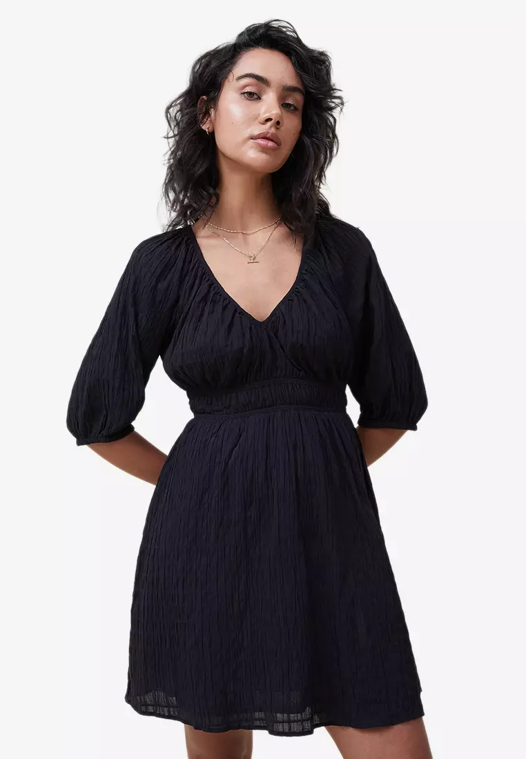 Buy Cotton On Brooklyn Full Sleeves Babydoll Dress Online ZALORA Malaysia