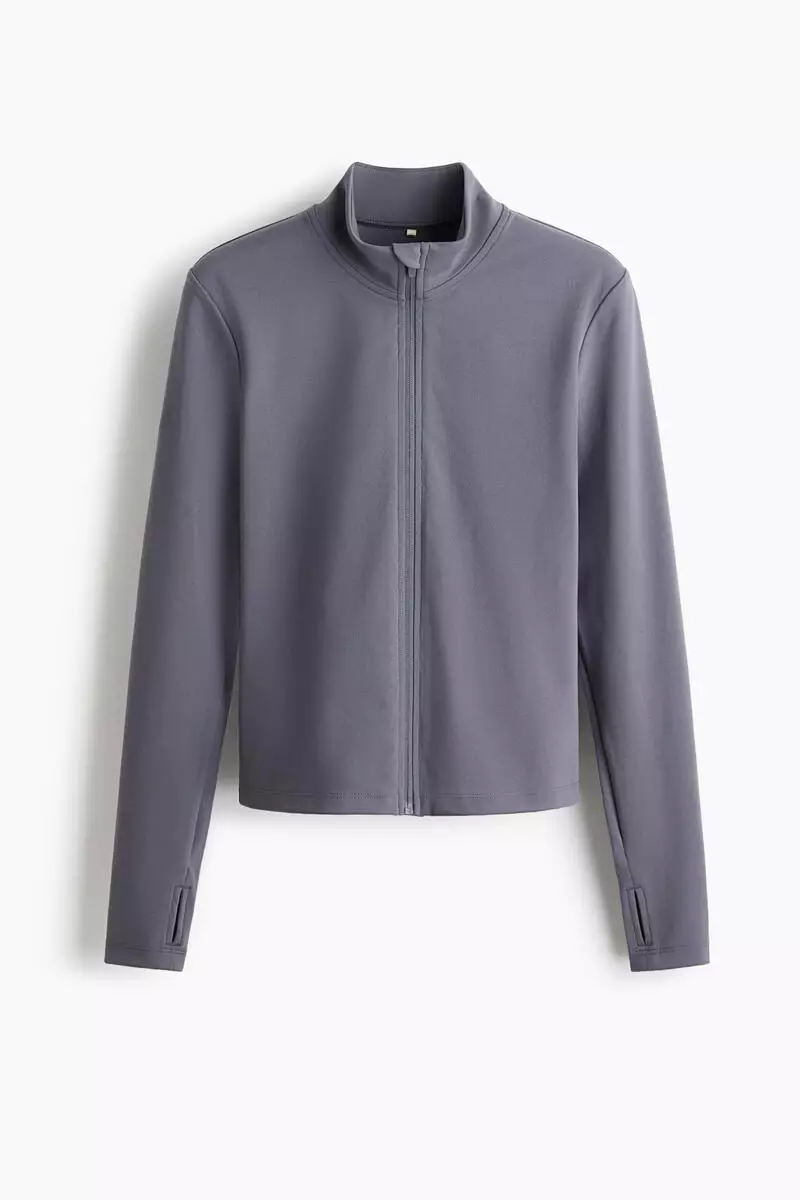 Zip-through sports jacket with SoftMove™