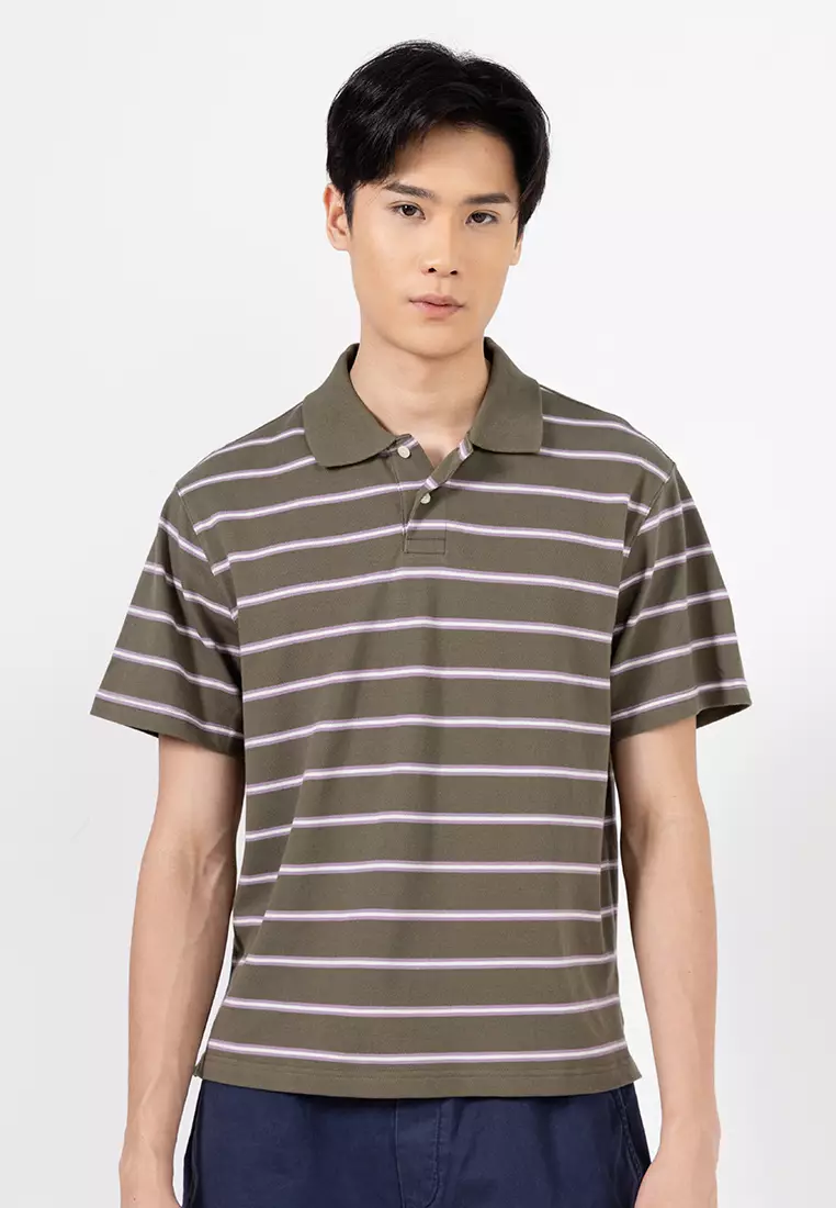 Relaxed Pique Polo Shirt
