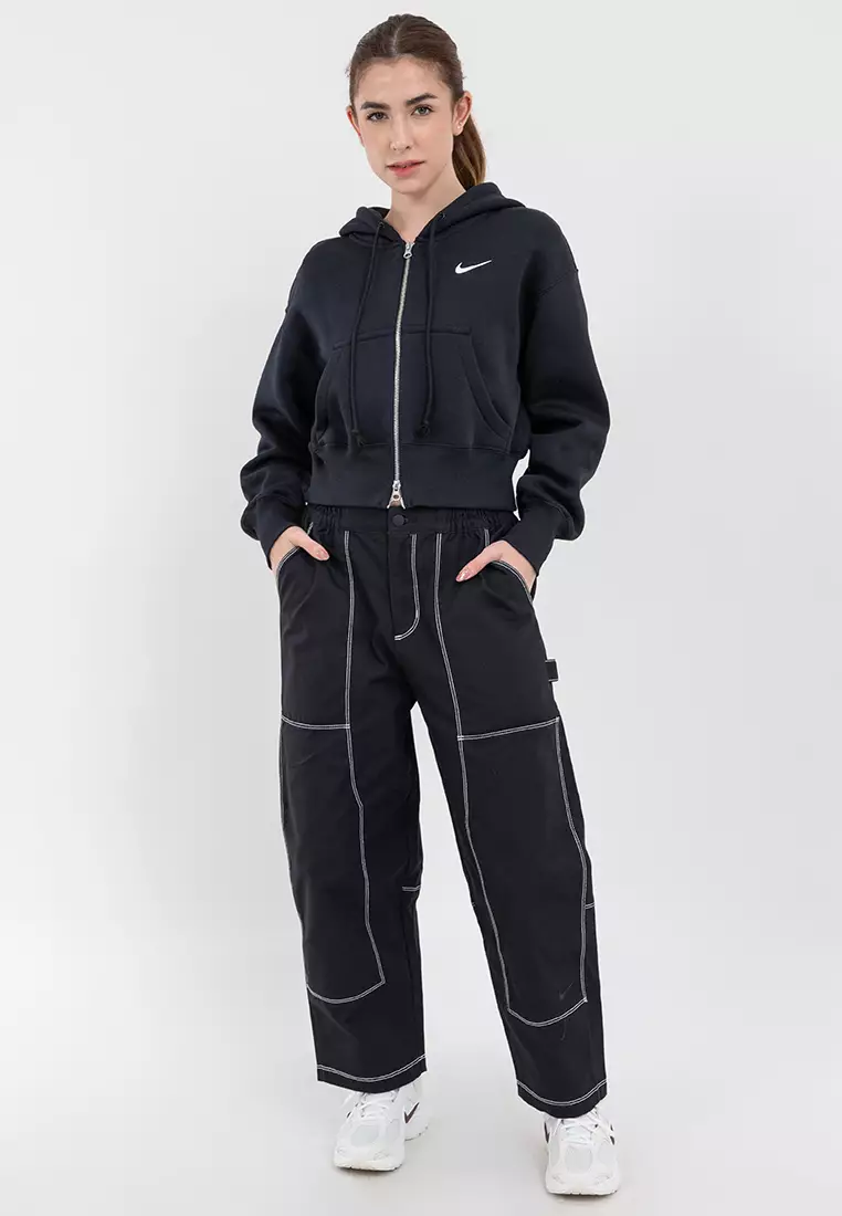 Phoenix Fleece Full-Zip Cropped Hoodie