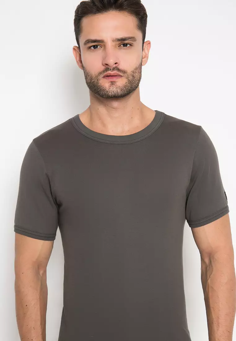LGS - Innerwear - Pakaian Dalam Pria - Kaos Oblong Pria - Round Neck - LETS.003.333