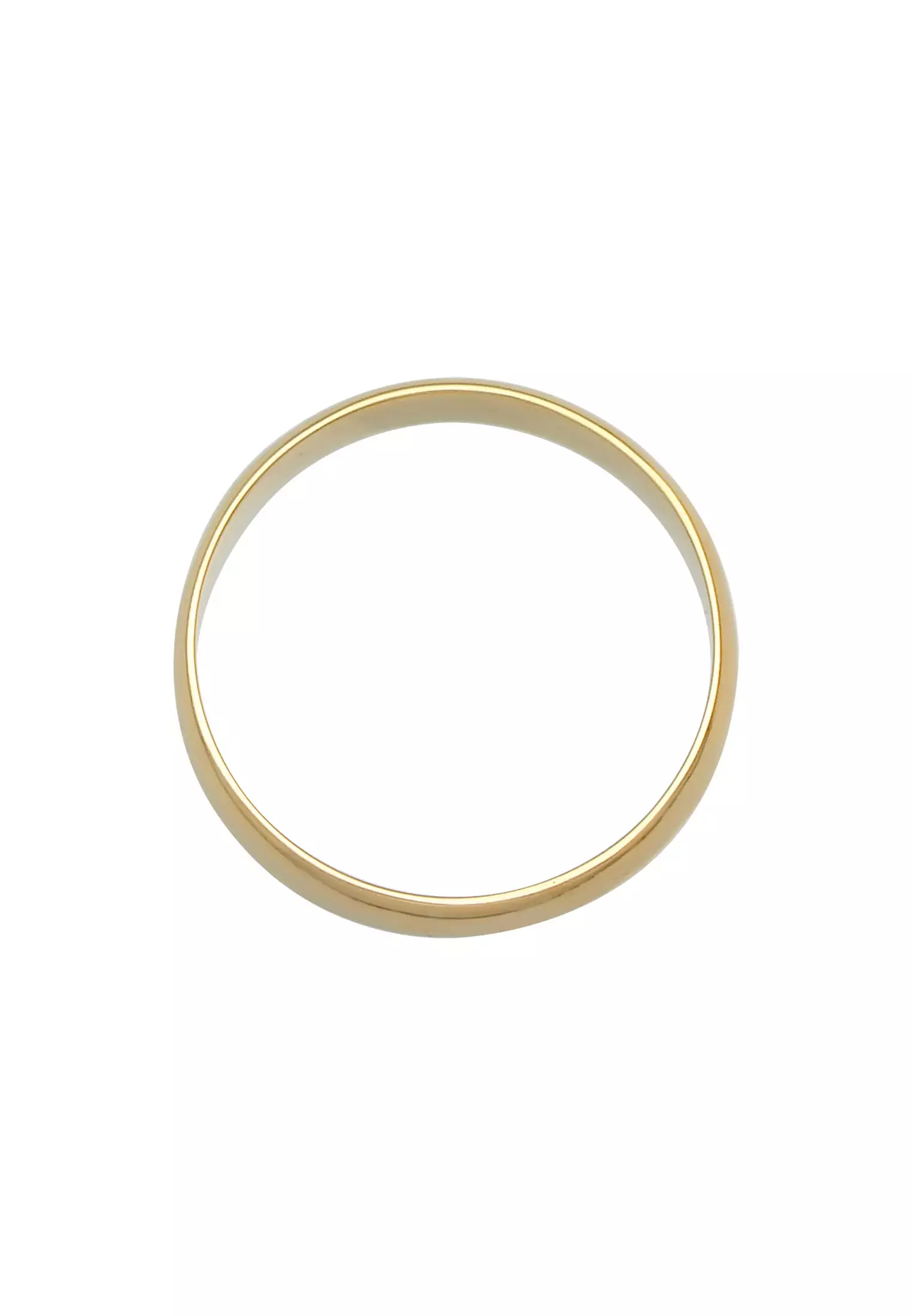 Ring Band Basic Casual Look Trend Blogger Gold Plated