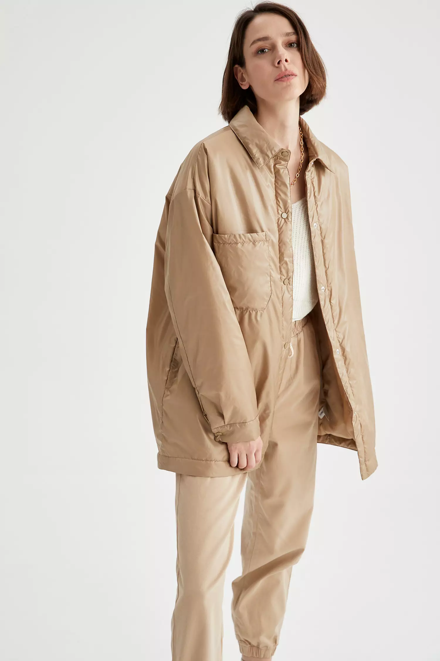 Relaxed fit parka best sale
