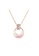 Air Jewellery gold Luxurious Half Moon Necklace In Rose Gold FC845AC37AD8E9GS_1