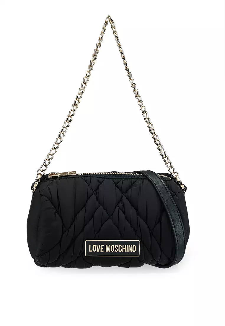 Love moschino quilted chain shoulder bag shop