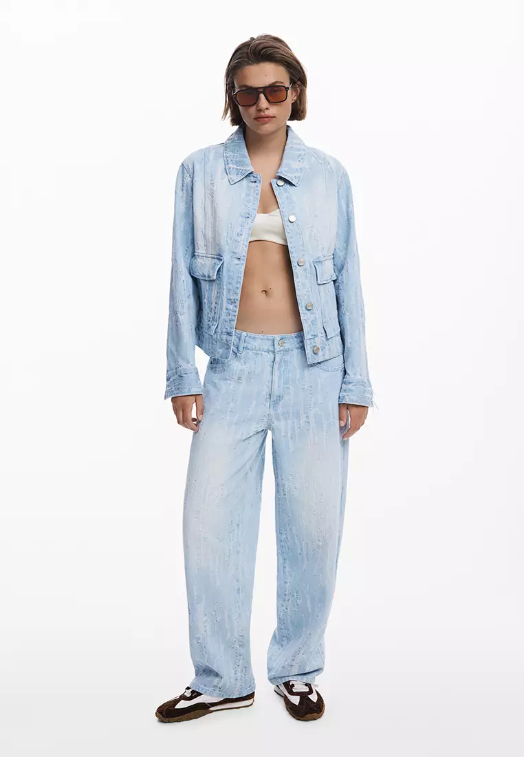 Denim jacket with pockets for women I Desigual.com