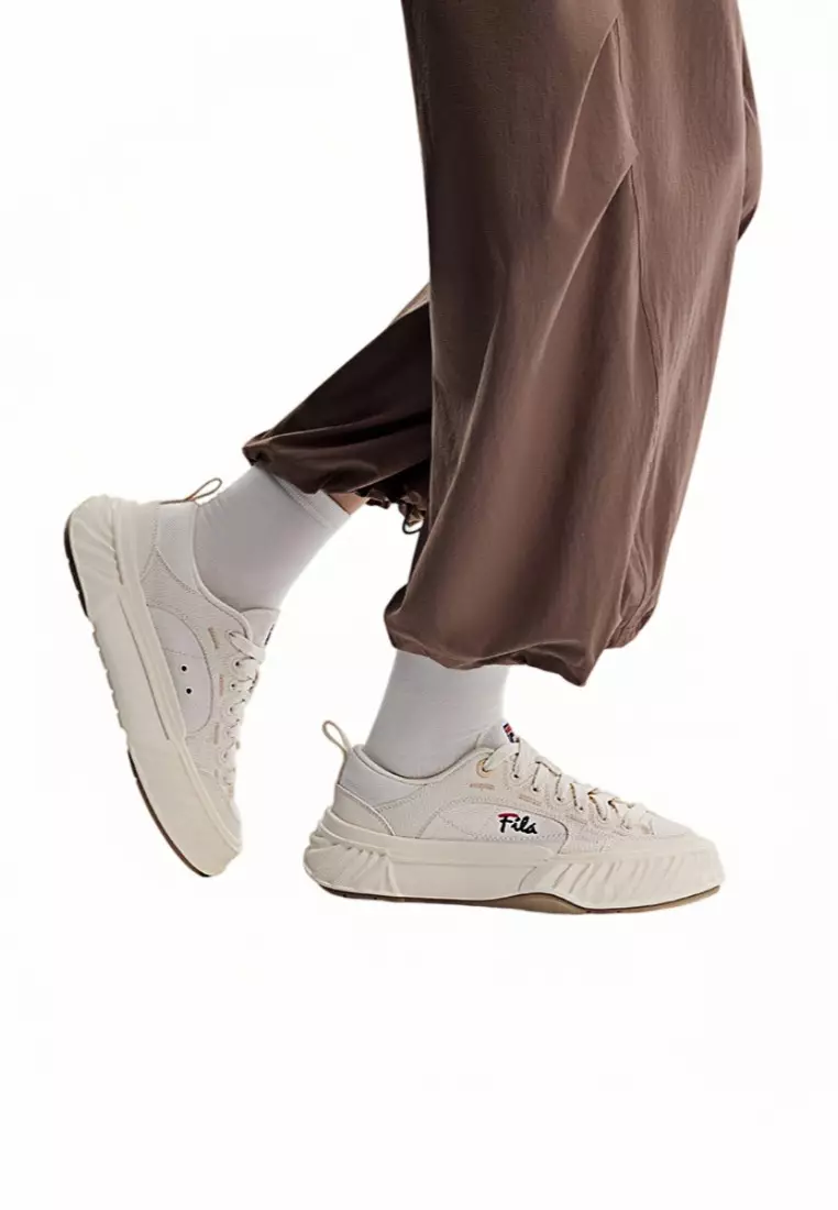 FILA CORE FASHION MILANO Women canvas sneakers (White / Purple)