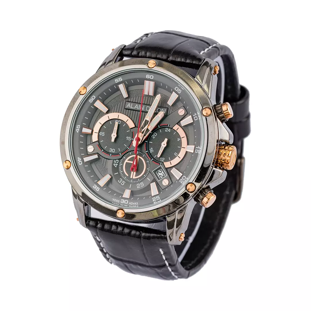 Jam Tangan Alain Delon Jam Tangan Pria AD443-1745C Original