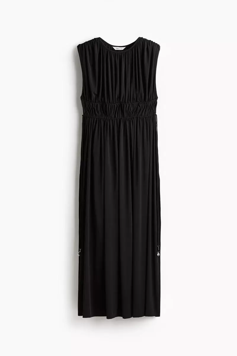 H&M Draped drawstring dress