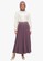Benangsari purple Pleat Maxi Skirt Violet 4F4FFAA5FB5493GS_2