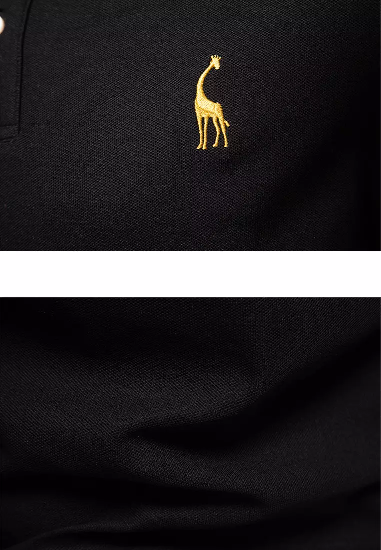 Contrast Embroidered Polo Shirt AX-PL7016