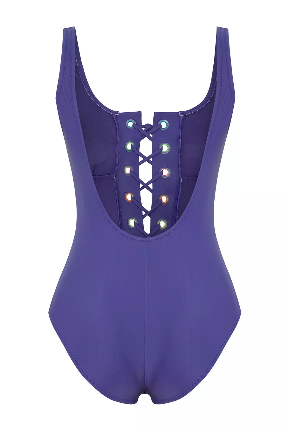 Blue Eyelet Regular Swimsuit Tbess20Ma0137