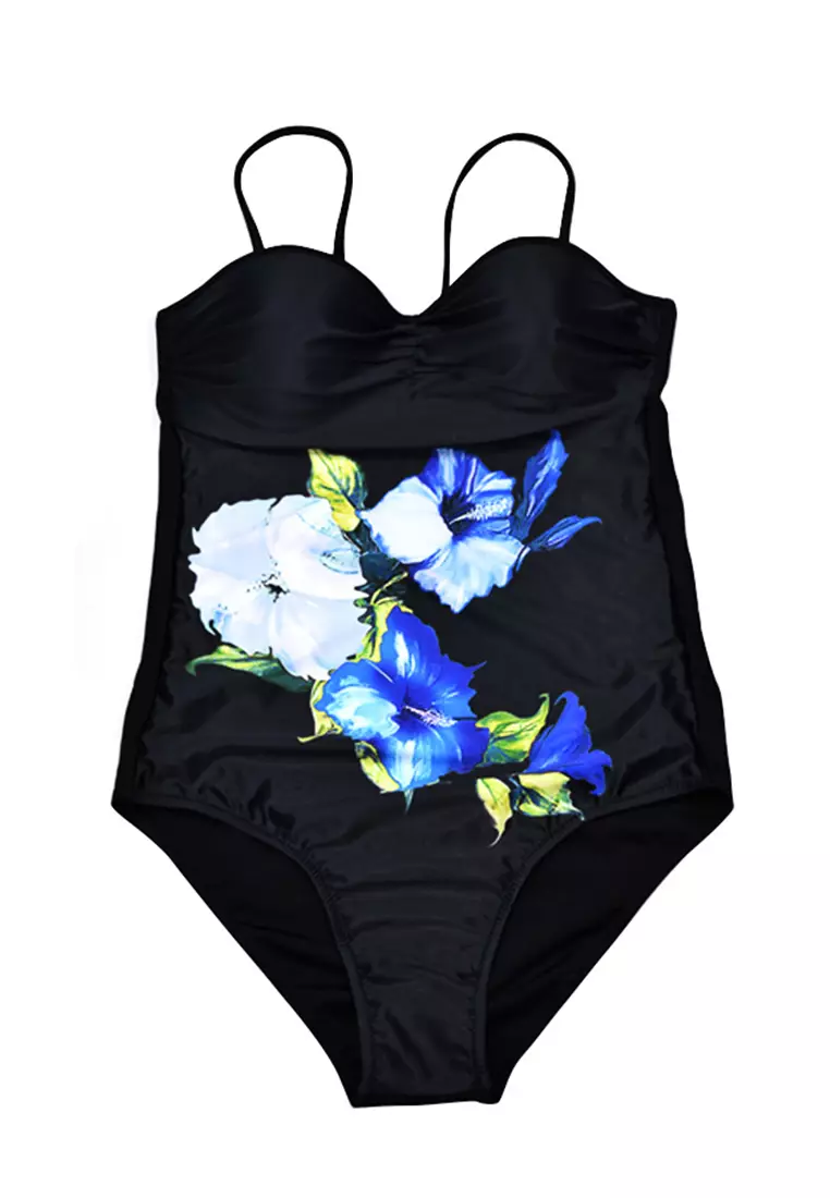 Buy LYCKA LWW9208 European Lady One Piece Swimwear Blue 2024 Online ...