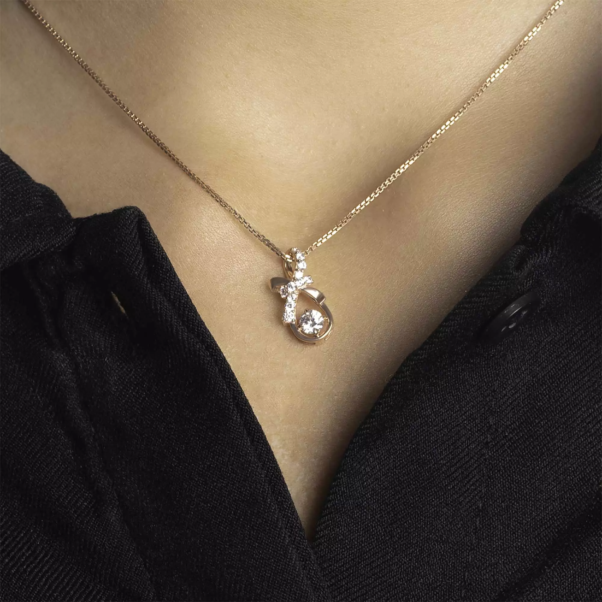 Liontin Emas 7k - Joy Gold Pendant - Eternal Collection - Juene Jewelry