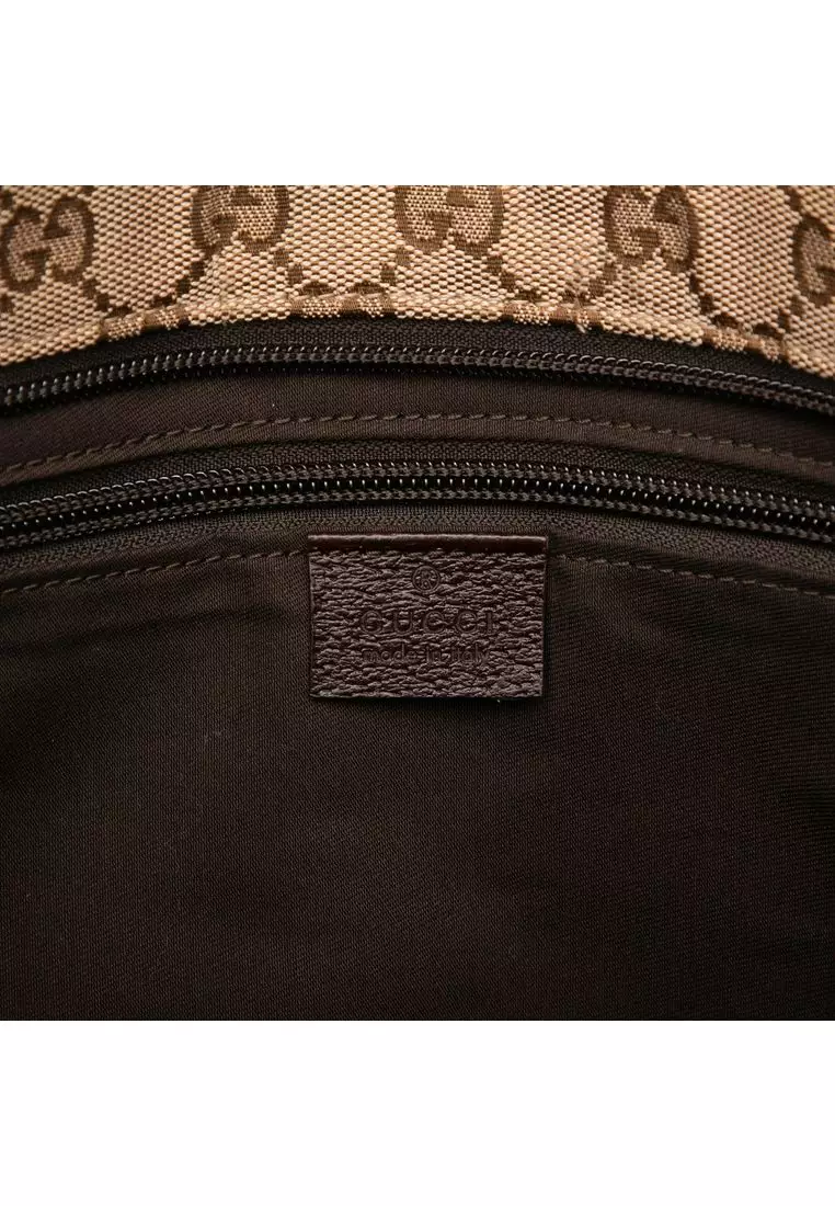 Pre-Loved Gucci Gg Canvas Web Crossbody