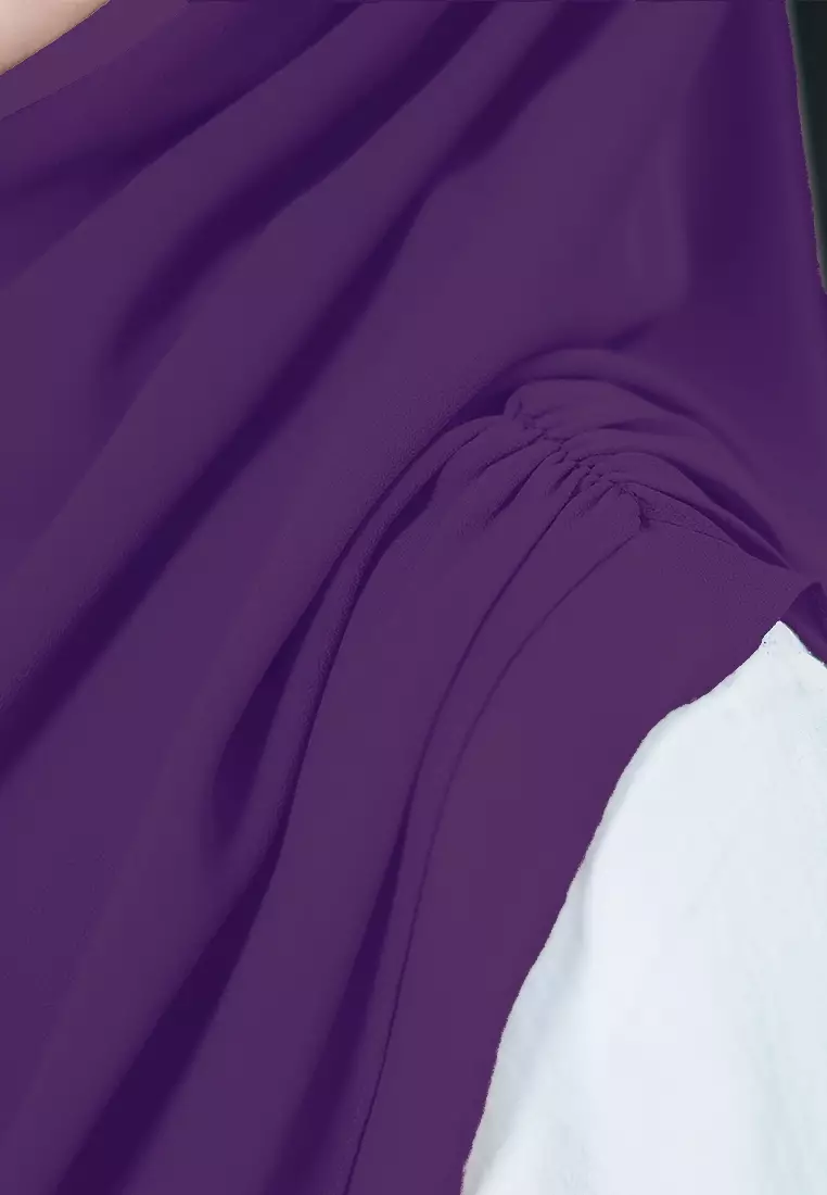HIJAB INSTAN IRISH - DARK PURPLE