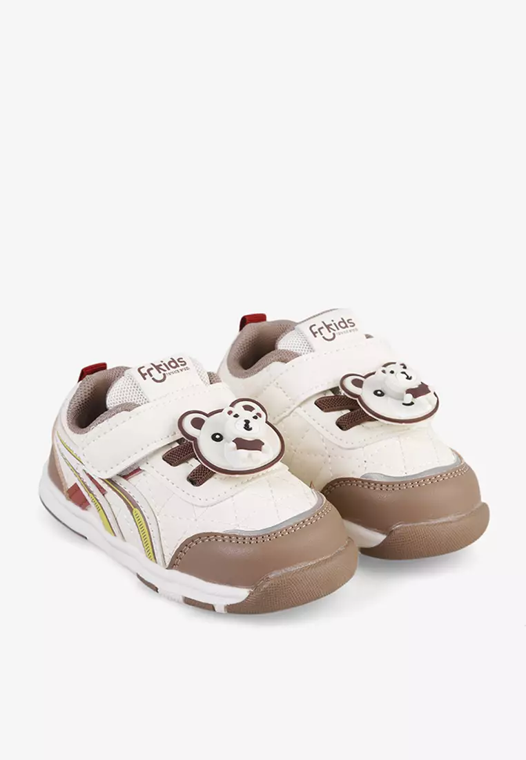 Sepatu Sneakers Tali Anak Bayi Pre Walker Baby Unisex A.Shamy in Mocca