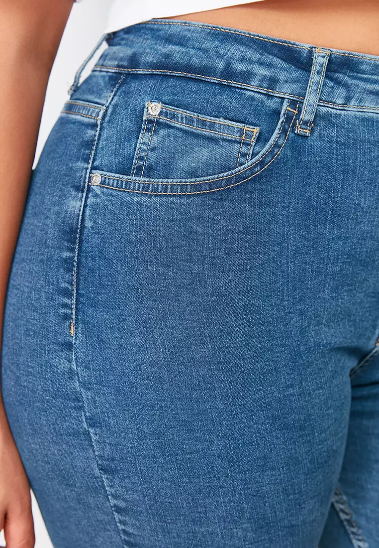 Stretchy High Waist Skinny Jeans