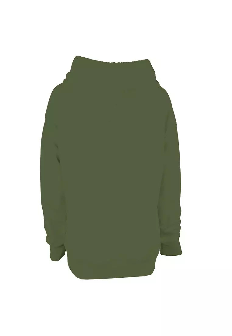 Crisathena Croissant Hoodie in Olive
