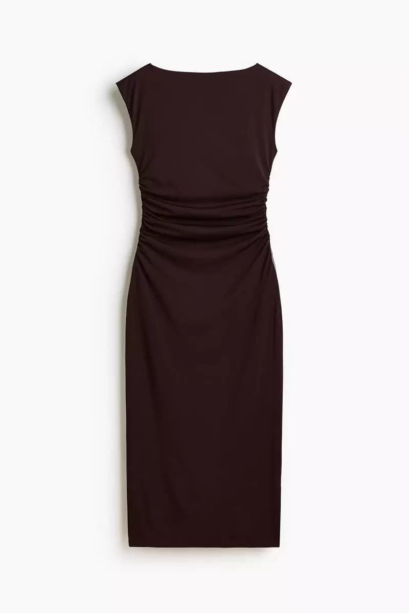Cap-sleeved dress