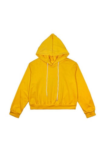 DRUM yellow Yellow Colour Comfy Hoodie 71F50AA328972BGS_1