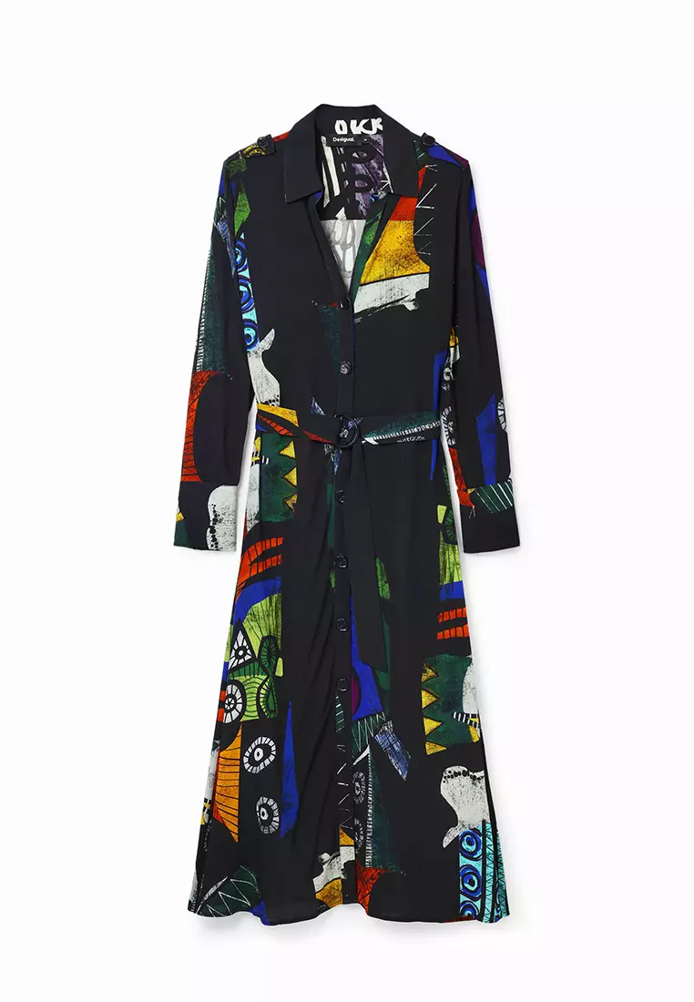 Desigual Woman M. Christian Lacroix midi shirt dress .