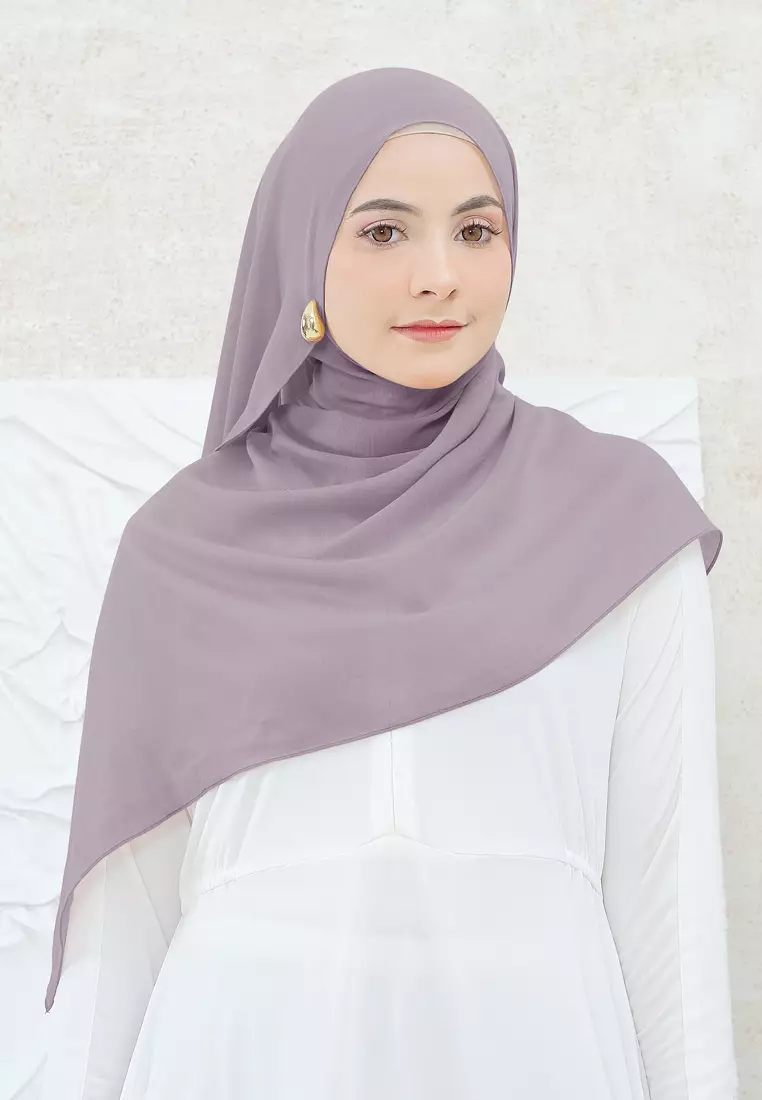 Cotton Bee - Ramya Shawl | Pashmina Viscose - Lilac Herb