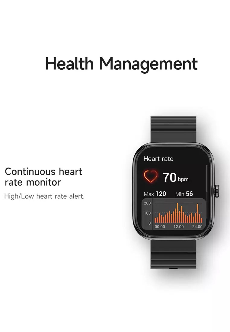 Smart Watch T34 Mulit Sports Mode AI Voice Assistant Long Standby Battery black